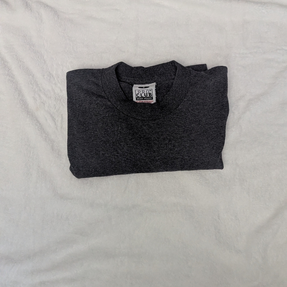 Pro Club Charcoal Long Sleeve Small
